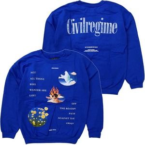Civil Regime by Darc Sport Men's Lost Ones Crewneck Pullover Sweatshirt